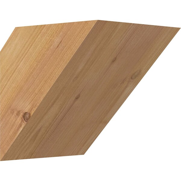 Ekena Millwork 5 1/2"W x 6"D x 6"H Traditional Smooth Knee Brace, Western Red Cedar BRC06X06X06TRA00SWR - main